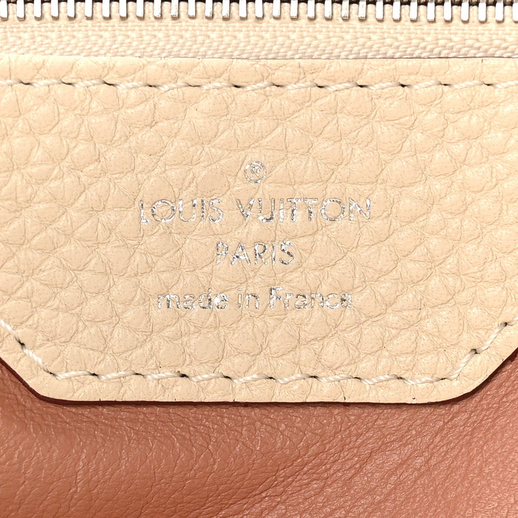 Taurillon Capucines MM Blanc Casse