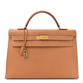 Courchevel Kelly Sellier 40 Tabac Camel
