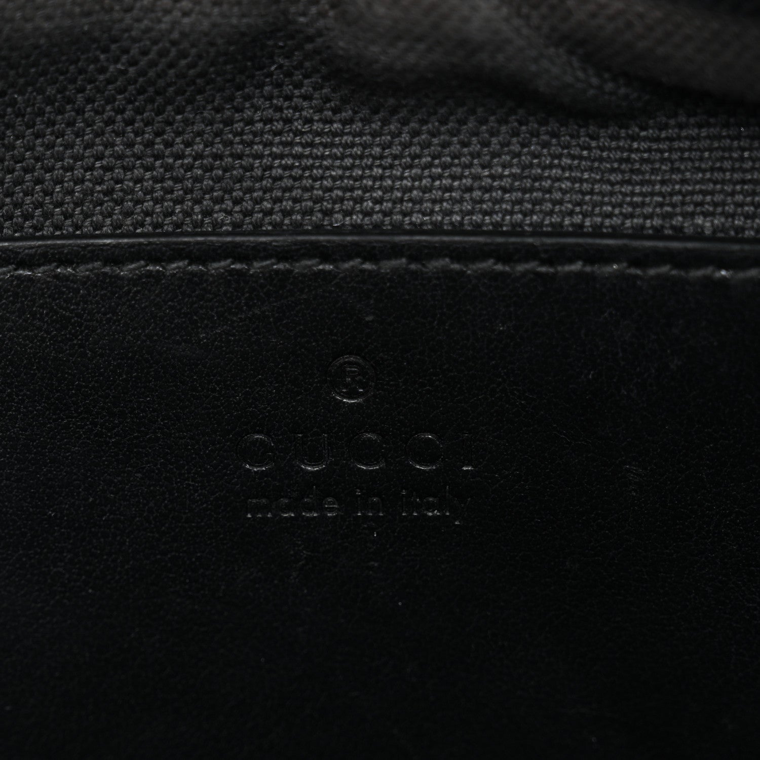 Calfskin Matelasse Monochrome Small GG Marmont Chain Shoulder Bag Black