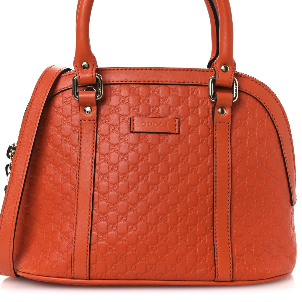 Microguccissima Mini Dome Bag Sun Orange