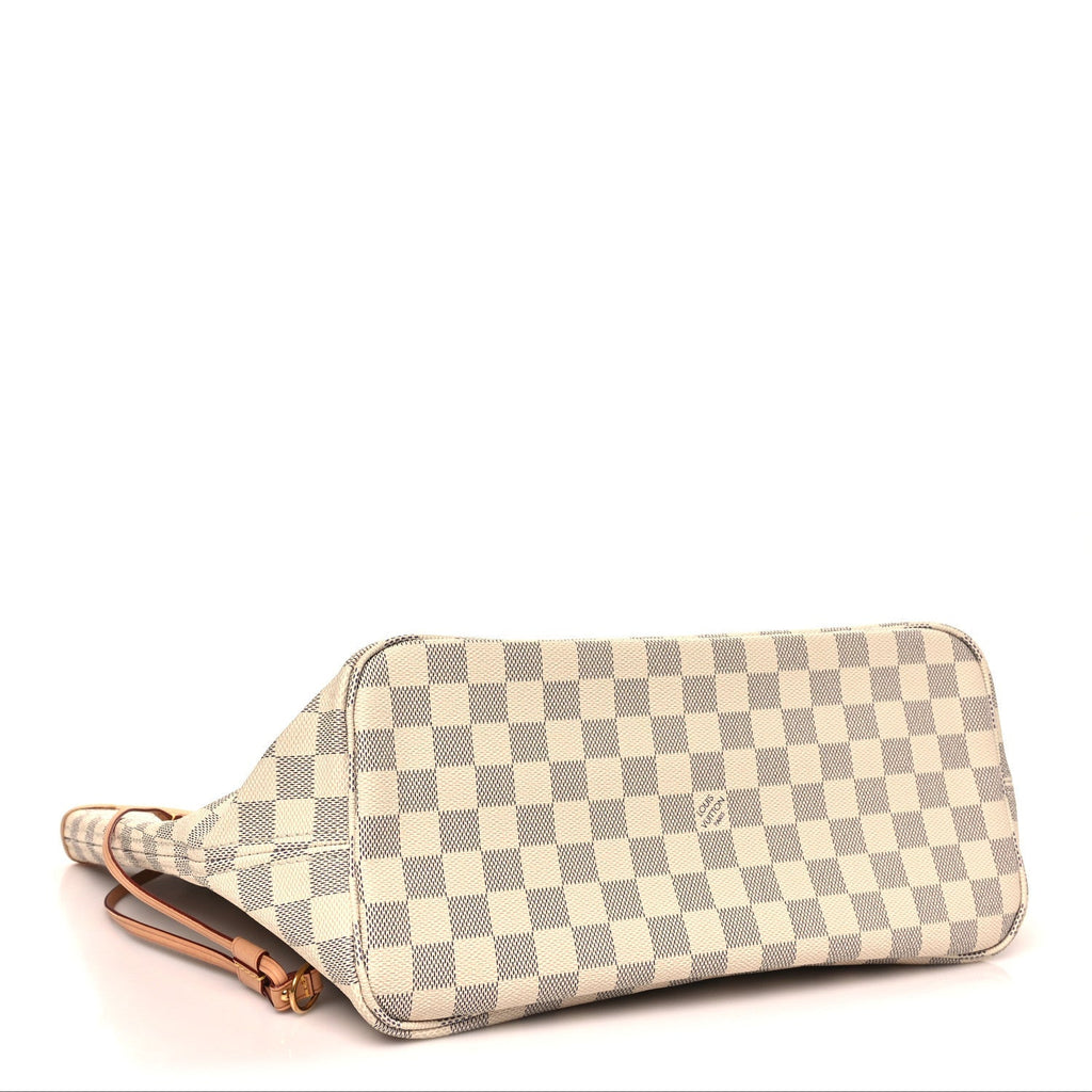 Damier Azur Neo Neverfull MM Rose Ballerine