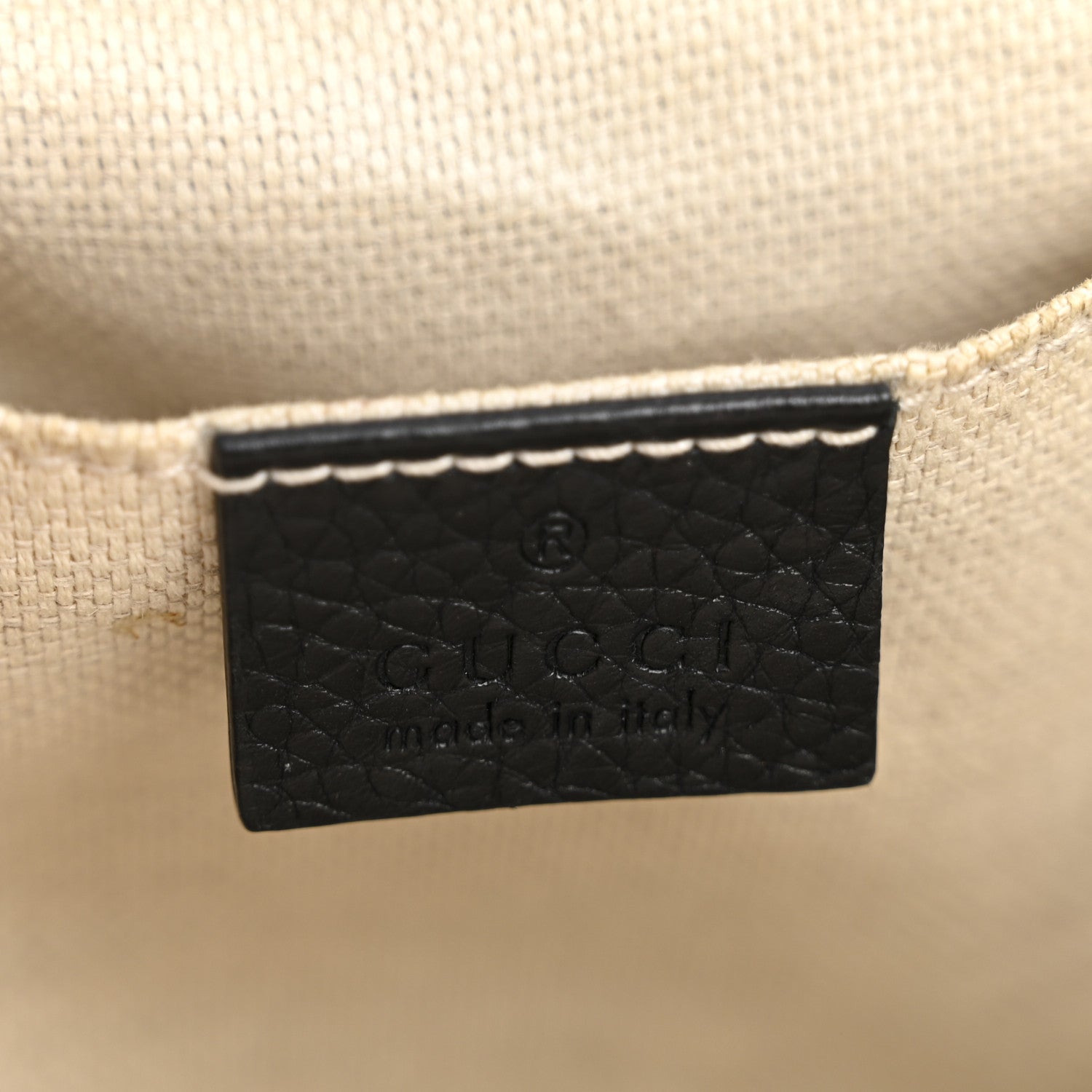 Pebbled Calfskin Small Soho Disco Bag Black