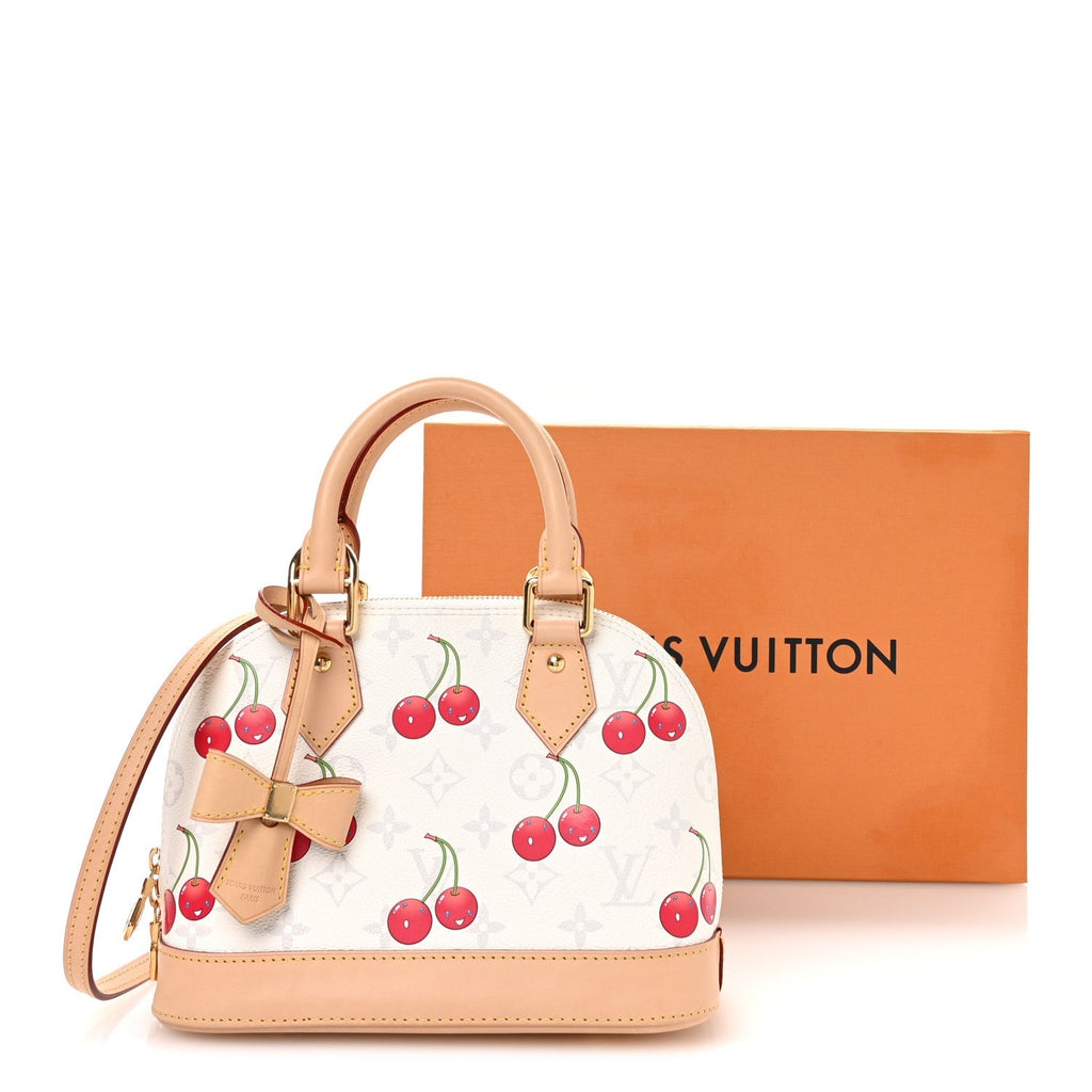 LV X TM Monogram Cerises Alma BB White