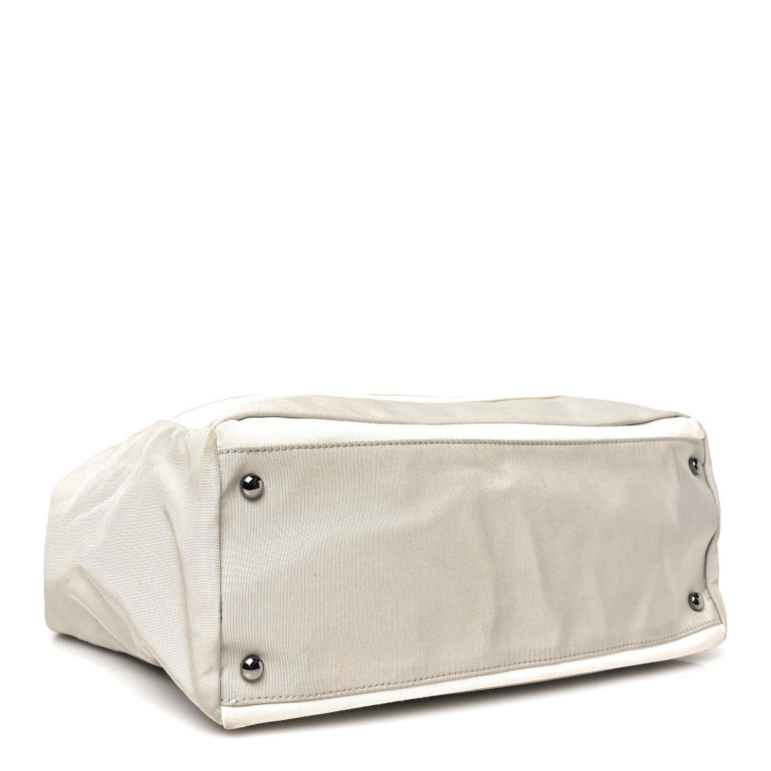 Nylon Quilted 2.55 Reissue Tote White Grey