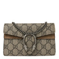 GG Supreme Monogram Super Mini Dionysus Shoulder Bag Taupe