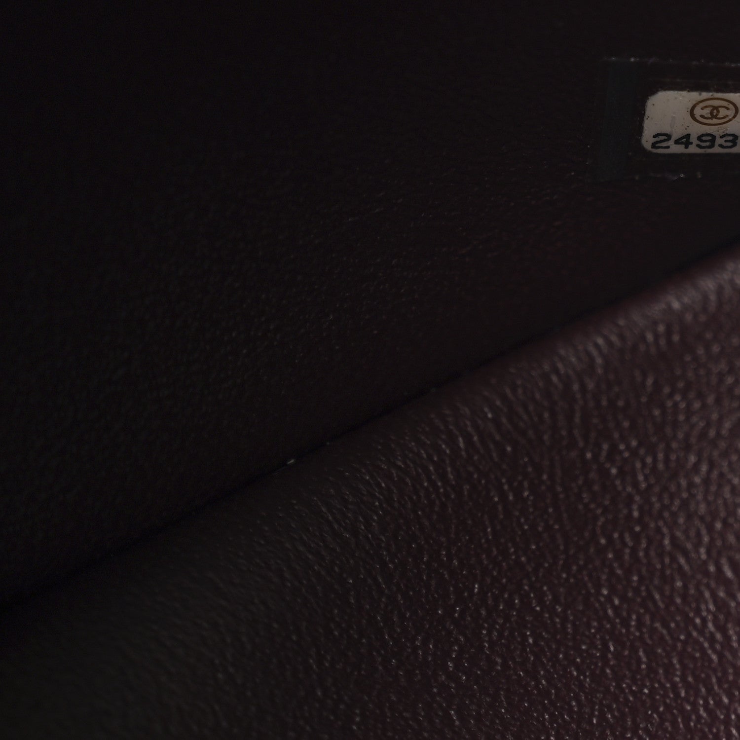 Lambskin Quilted Jumbo Double Flap Black