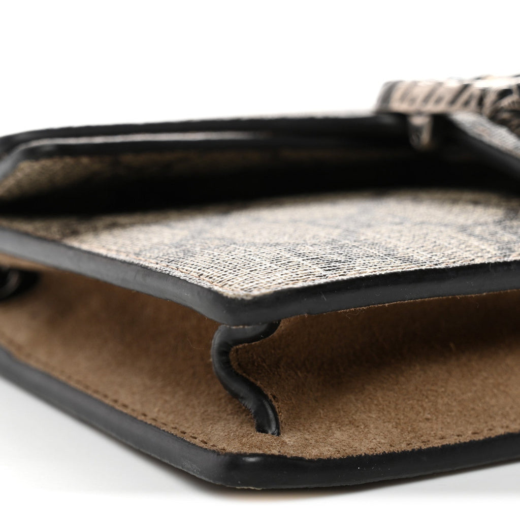 GG Supreme Monogram Super Mini Dionysus Shoulder Bag Taupe