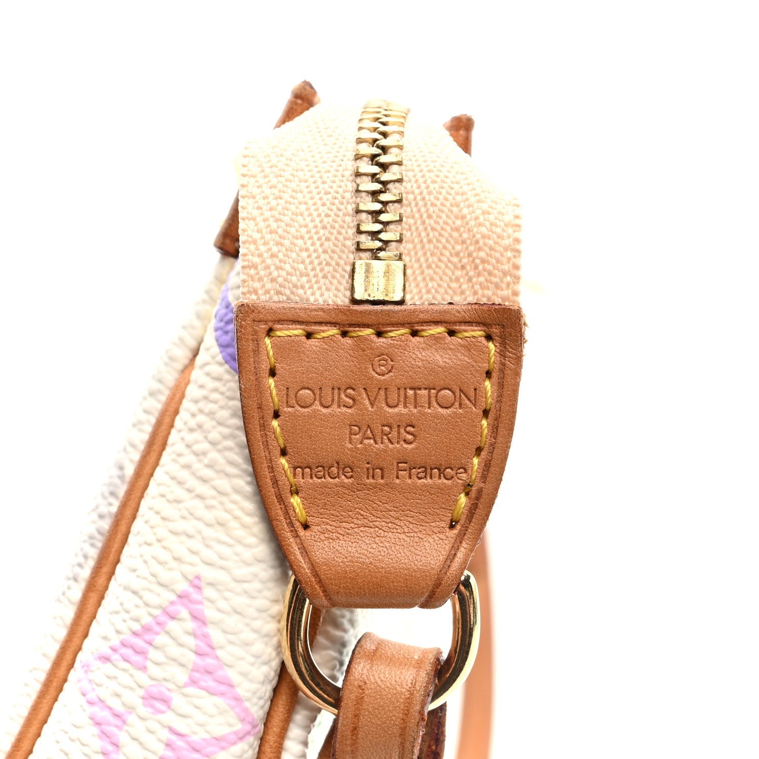 Monogram Multicolor Pochette Accessories White