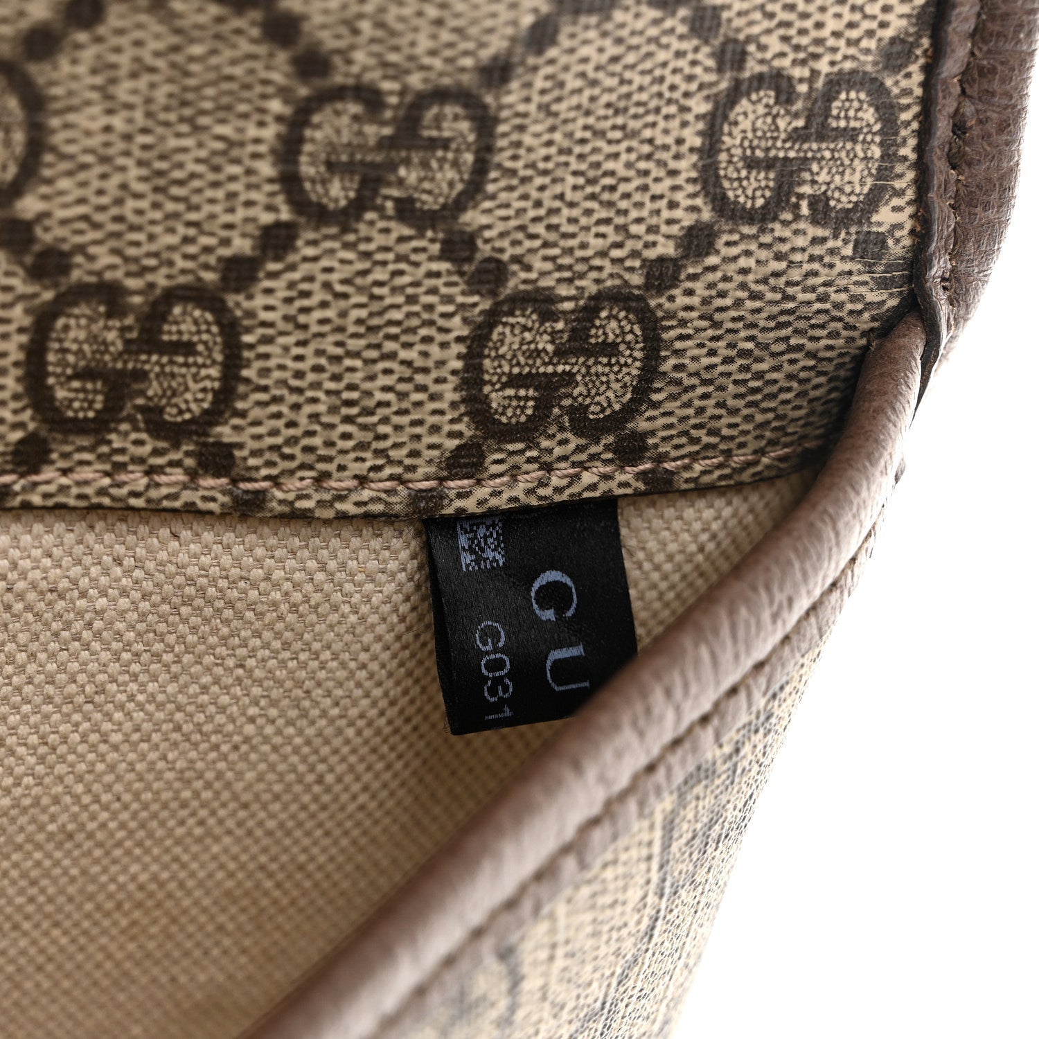 GG Supreme Monogram Neo Vintage Web Belt Bag Brown