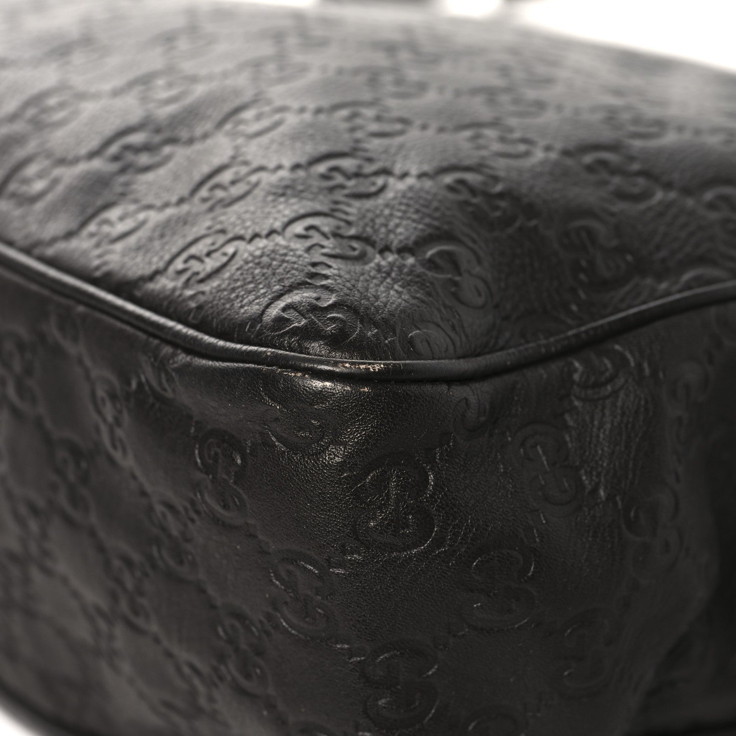 Guccissima Medium Flap Messenger Bag Chocolate