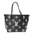 Monogram Giant Wild at Heart Neverfull MM Black