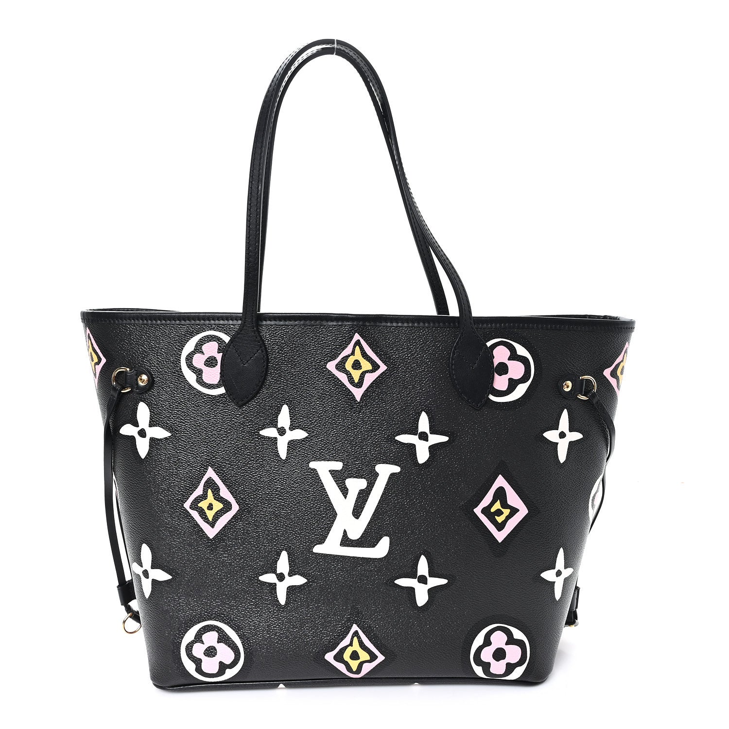 Monogram Giant Wild at Heart Neverfull MM Black