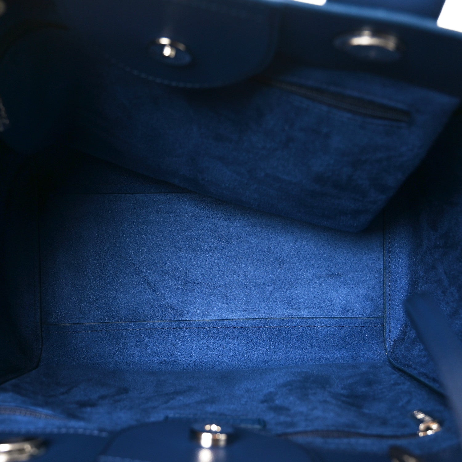 Caviar Small Studded Deauville Tote Navy