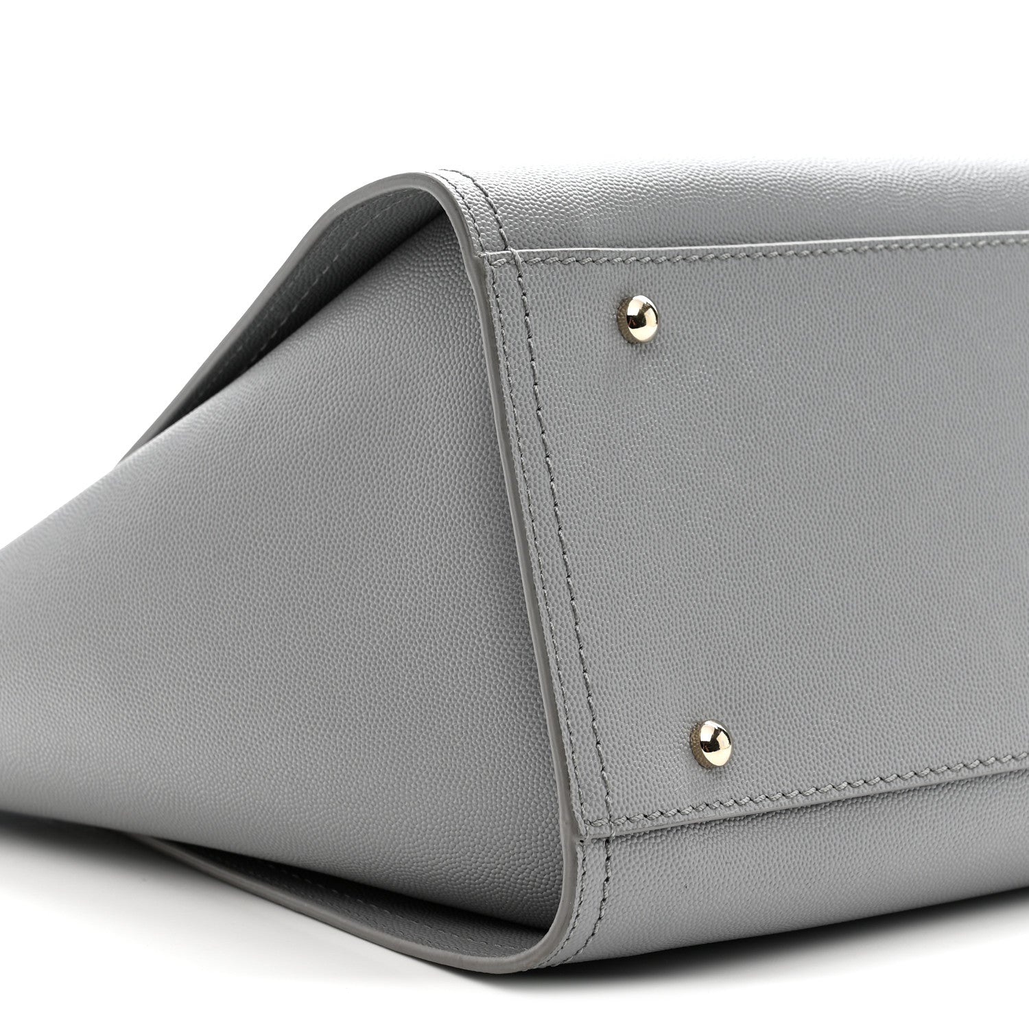 Caviar Studded Medium Deauville Tote Grey