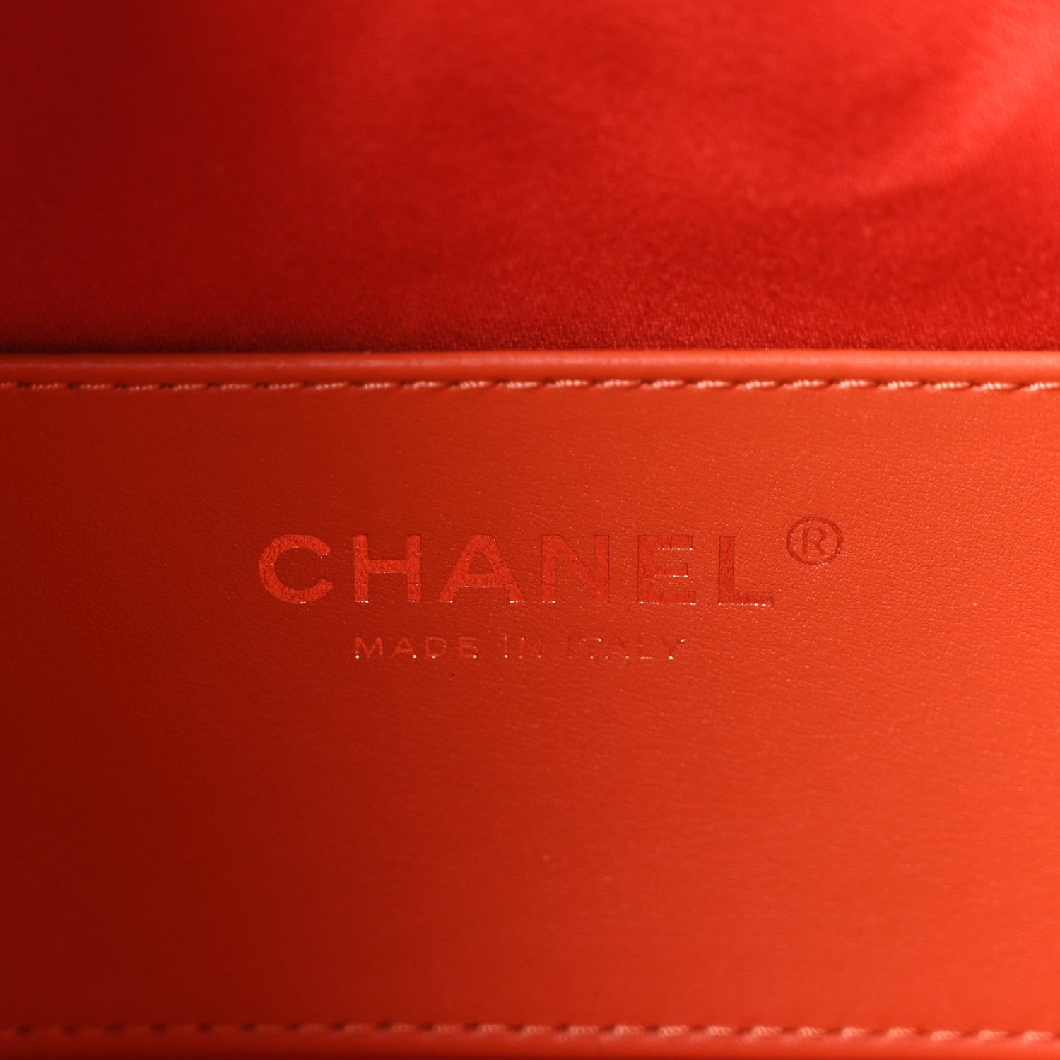 Caviar Quilted Mini Chanel 25 Handbag Dark Orange