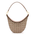 Jacquard Anagram Calfskin Luna Bag Tan Pecan
