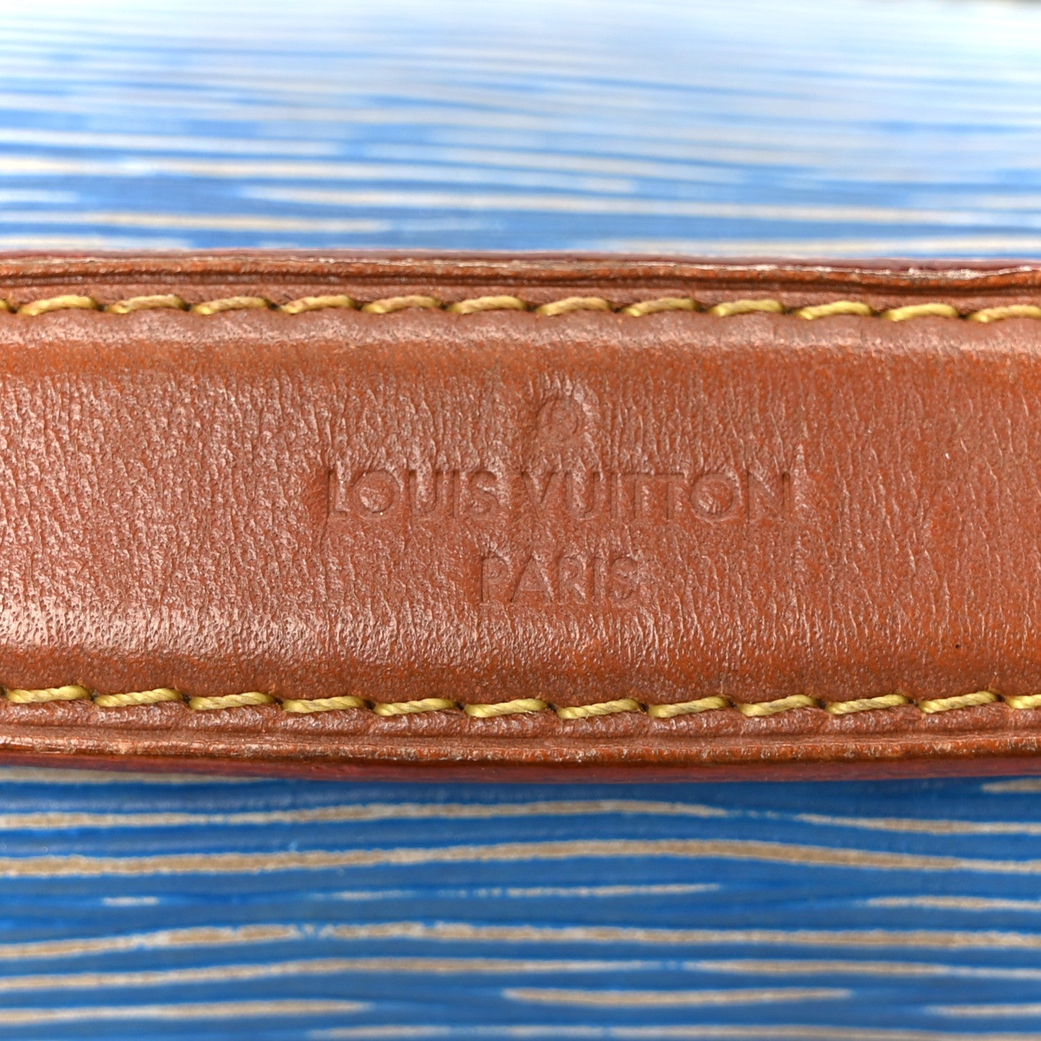 Epi Reverse Monogram Pochette Metis Denim Light