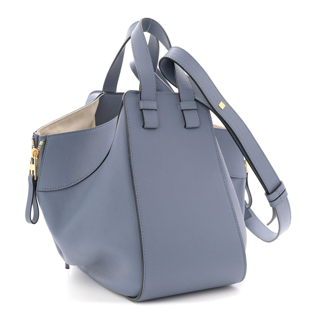 Calfskin Small Hammock Shoulder Bag Atlantic