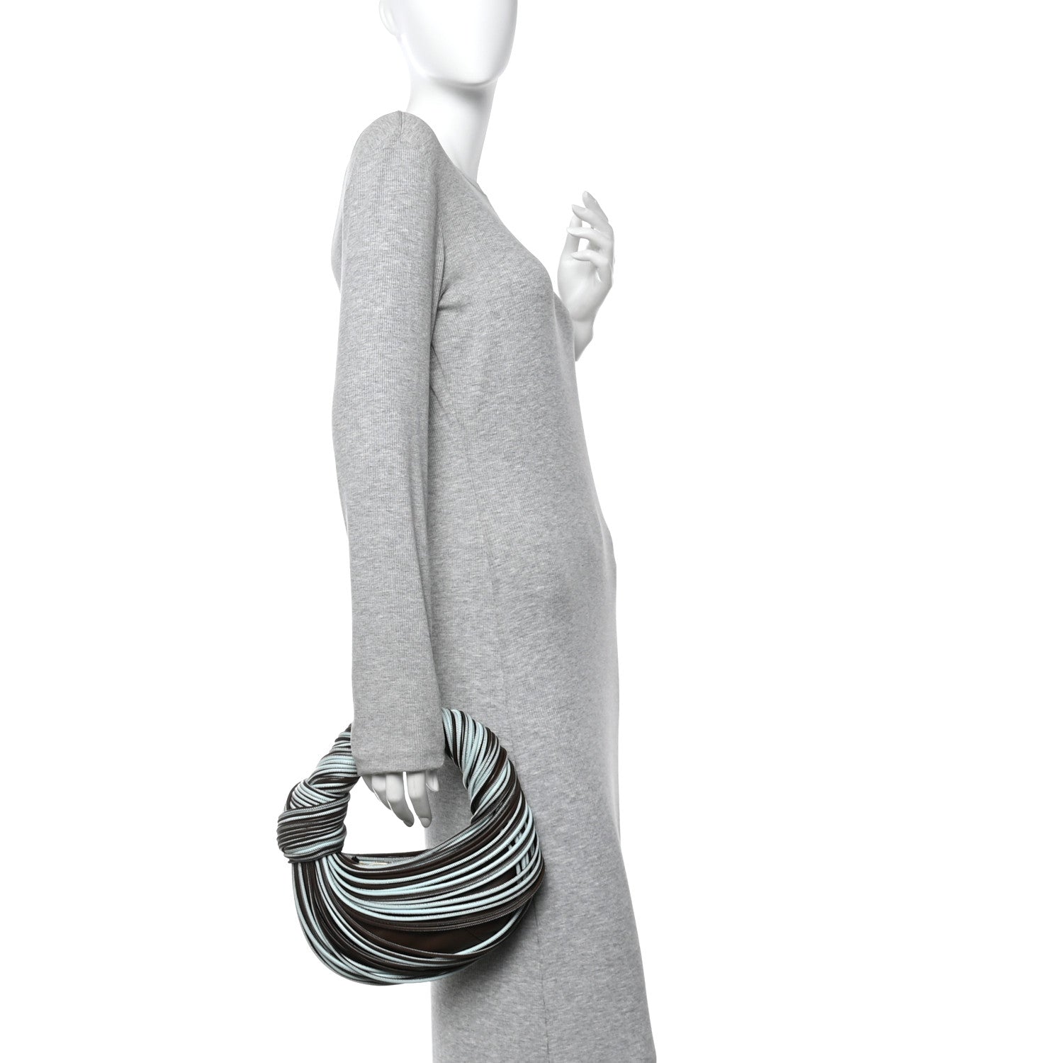 Tubular Lambskin Mini Jodie Pale Blue Fondant