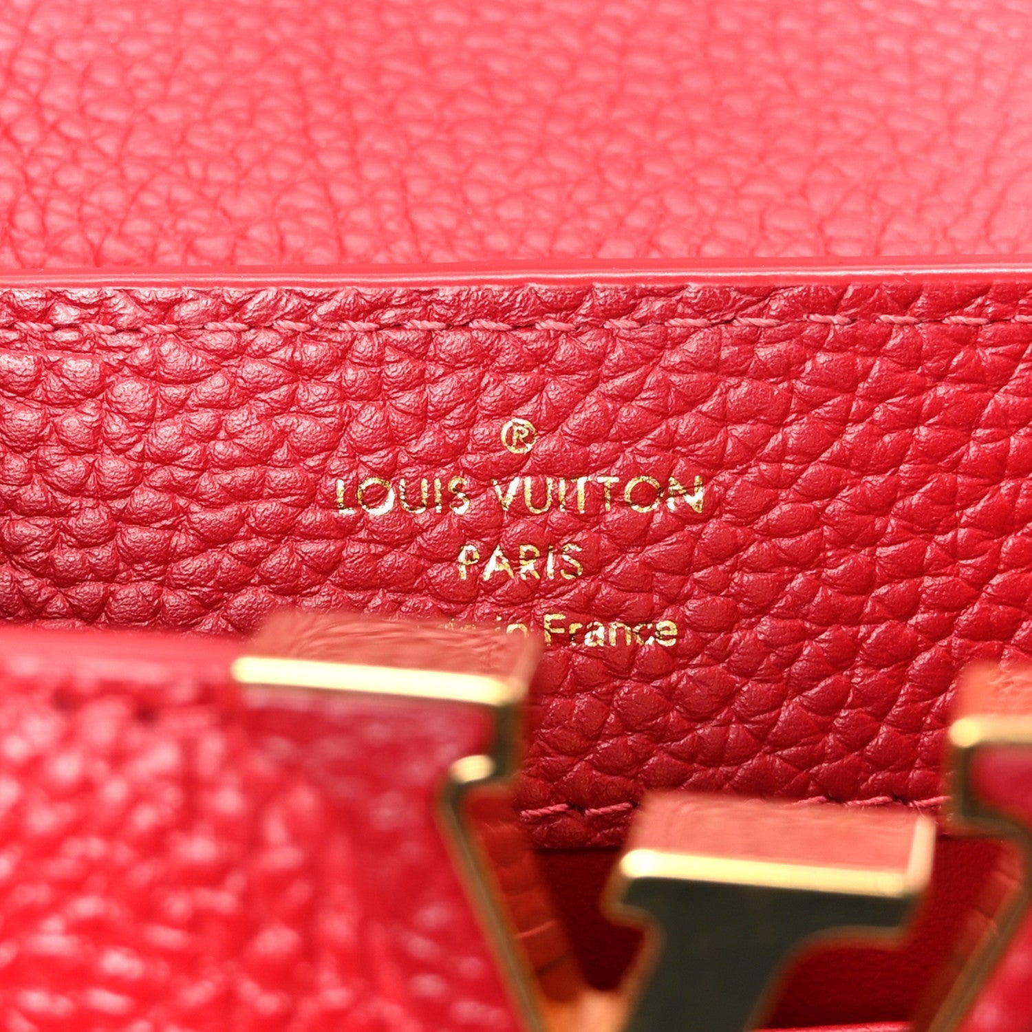 Taurillon Mini Capucines Scarlet