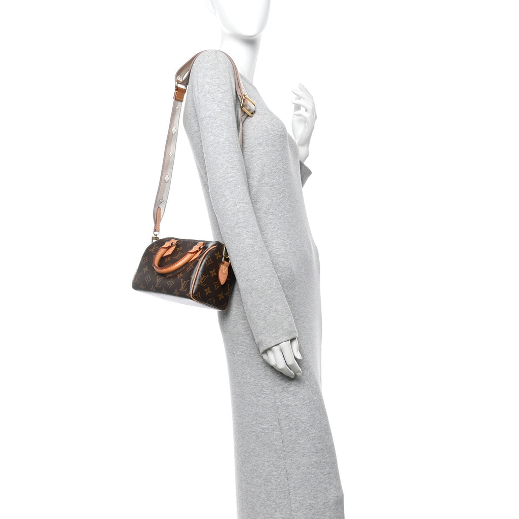Monogram Speedy Bandouliere 20 Beige