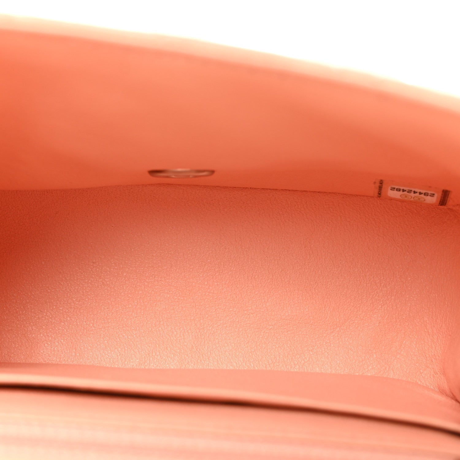 Lambskin Quilted Mini Square Flap Light Pink