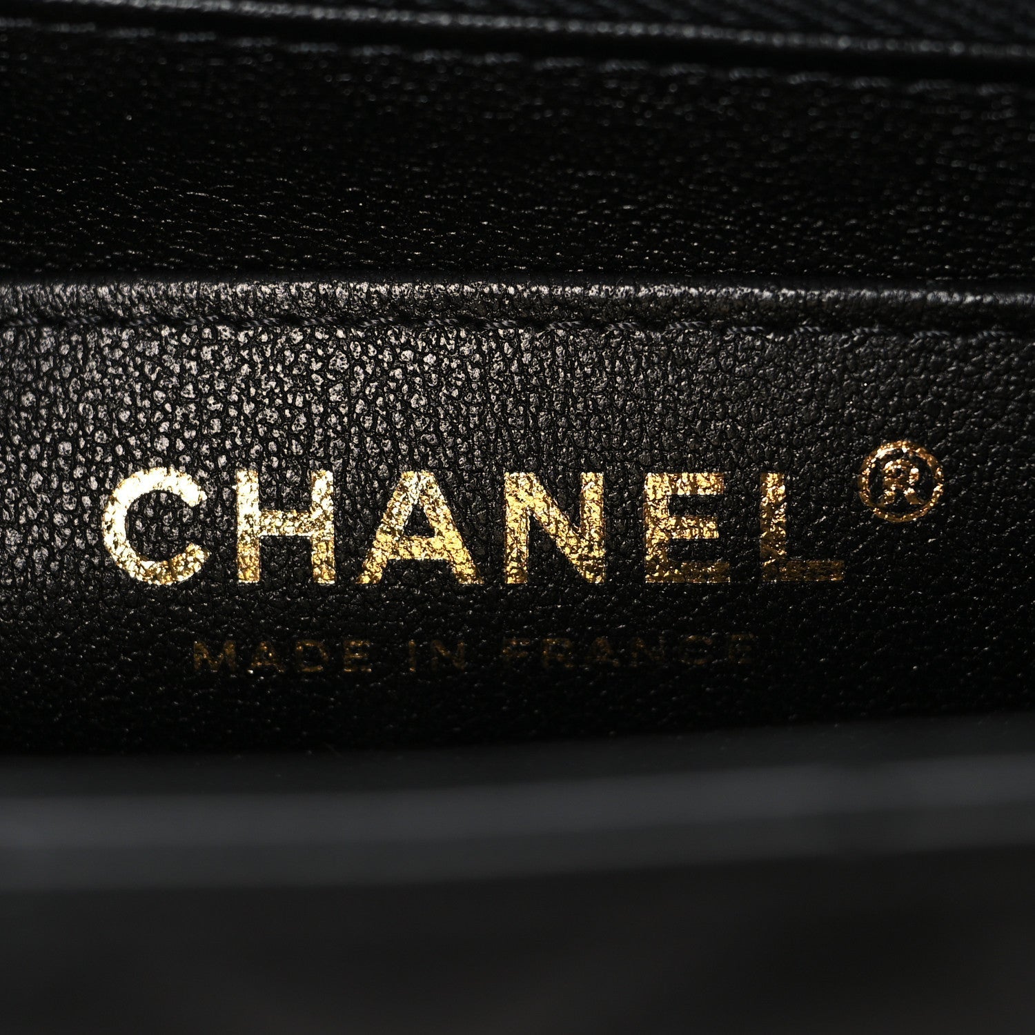 Lambskin Quilted Mini Rectangular Flap Black