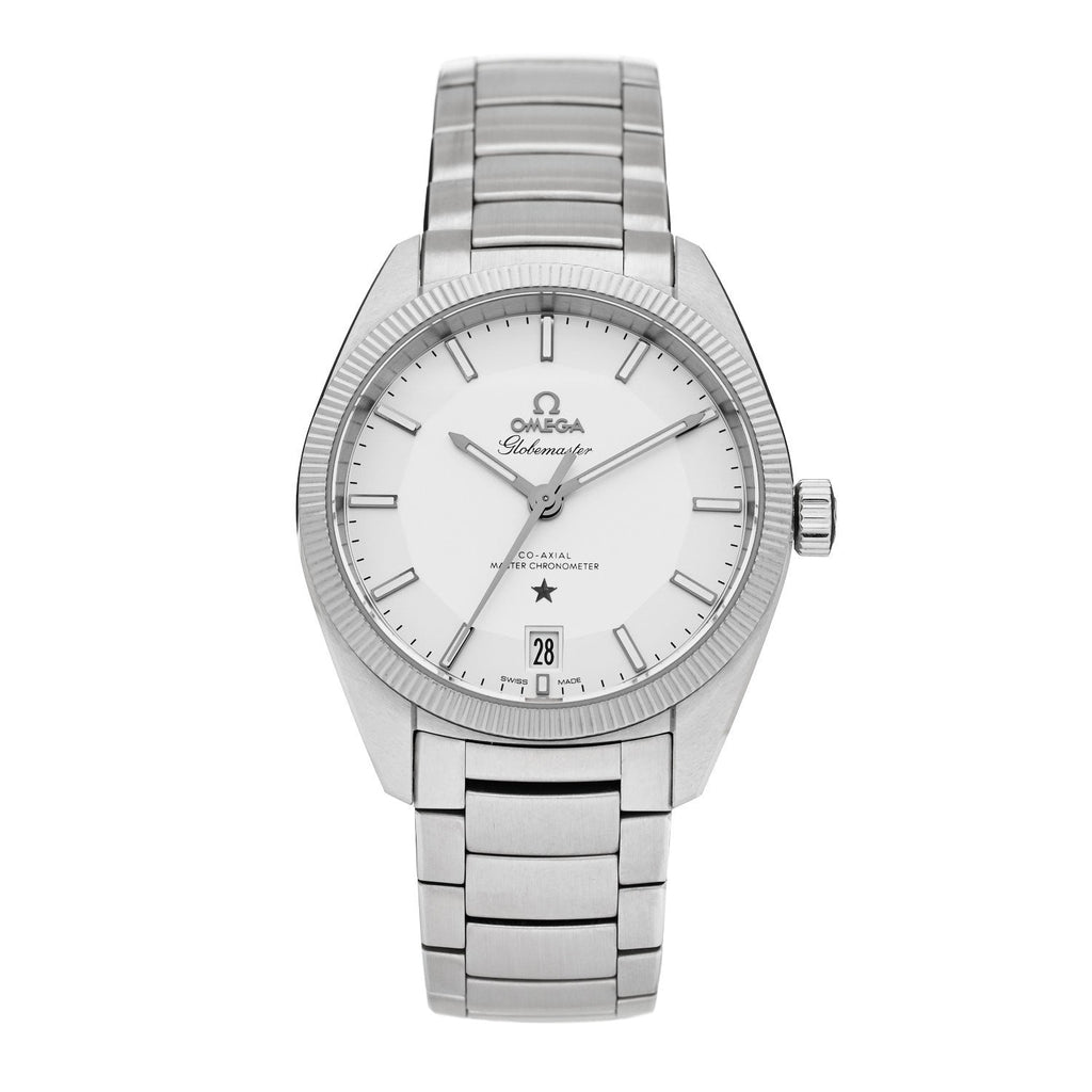 Stainless Steel 39mm Constellation Globemaster Co-Axial Master Chronometer Automatic Watch Silver 130.30.39.21.02.001