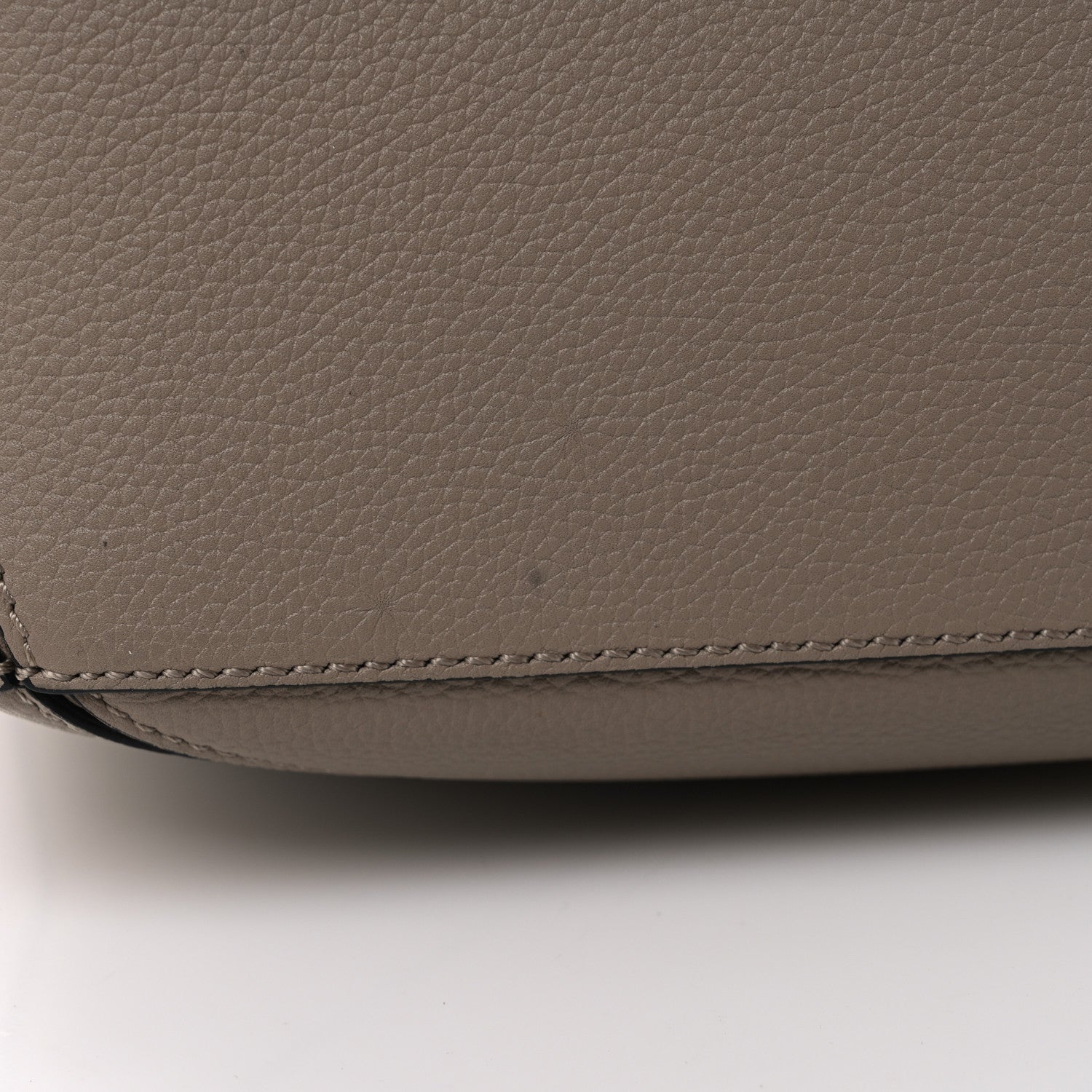 Grained Calfskin Small Puzzle Bag Sand