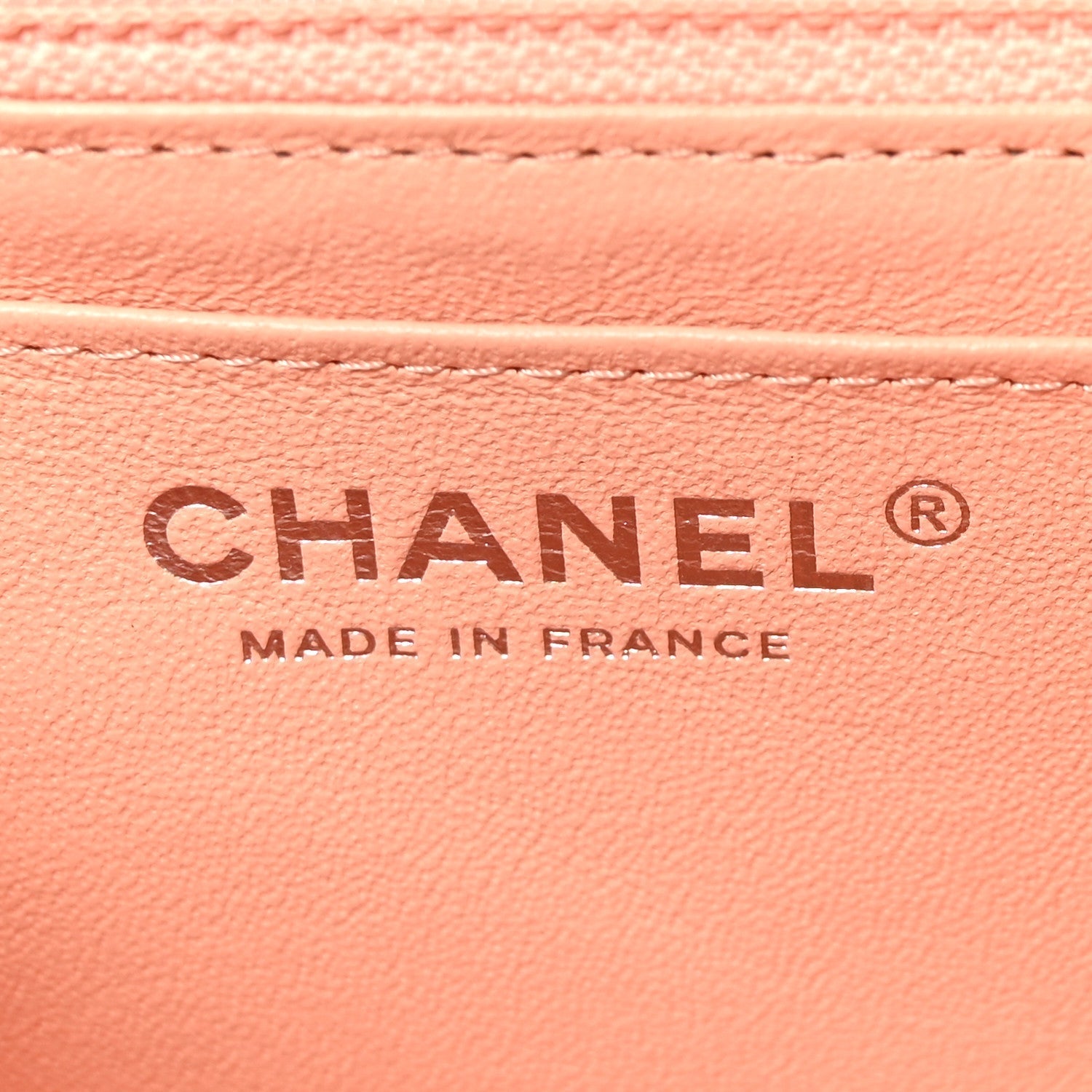Lambskin Quilted Mini Square Flap Light Pink