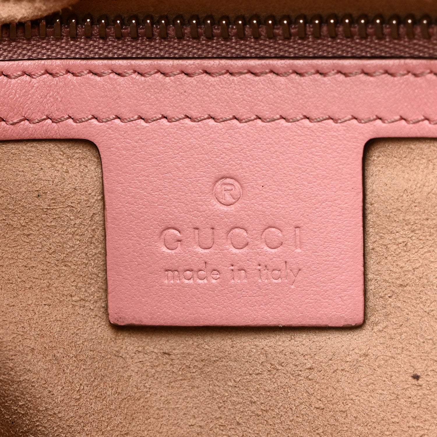 Calfskin Matelasse Small GG Marmont Shoulder Bag Wild Rose