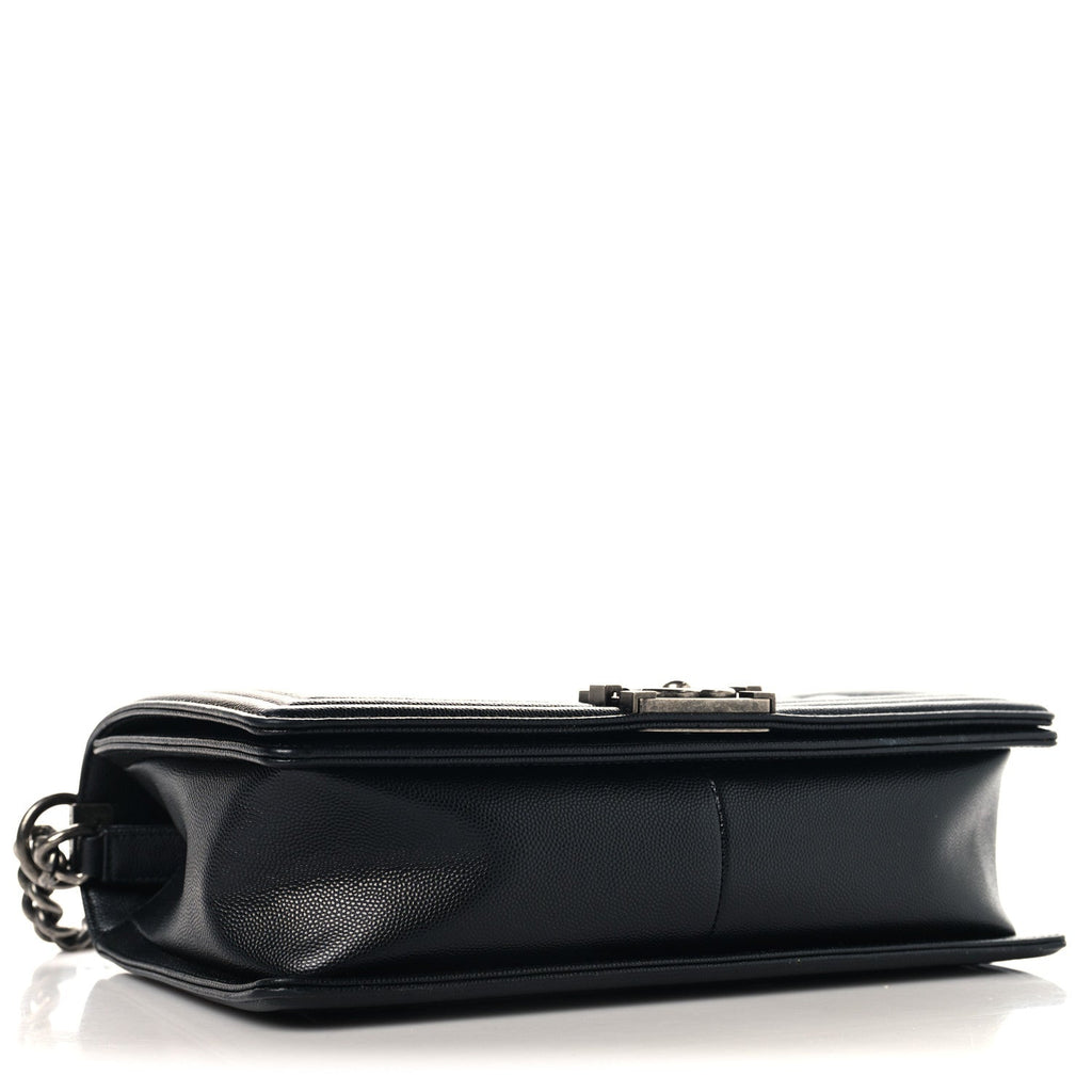 Caviar Quilted New Medium Boy Flap Black