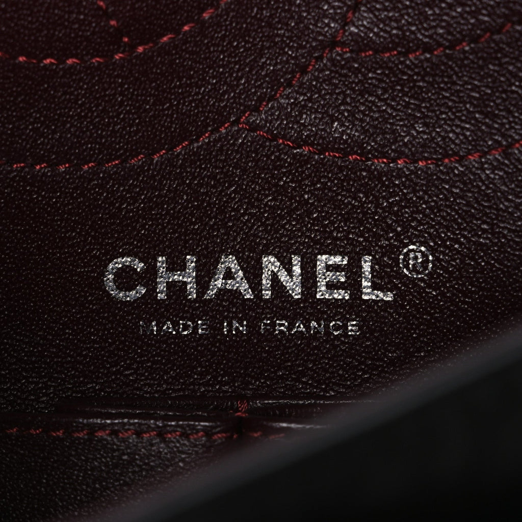 Aged Calfskin Quilted 2.55 Reissue 225 Flap Black