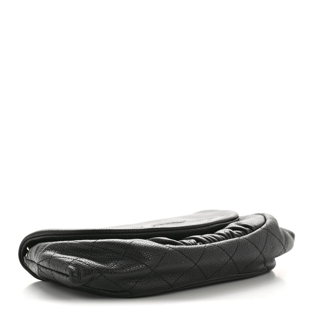 Caviar Half Moon Wallet On Chain WOC Black