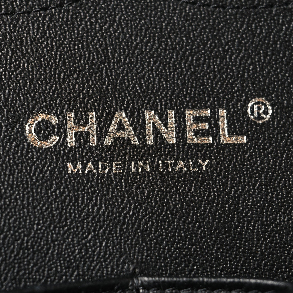 Lambskin Quilted Jumbo Double Flap So Black