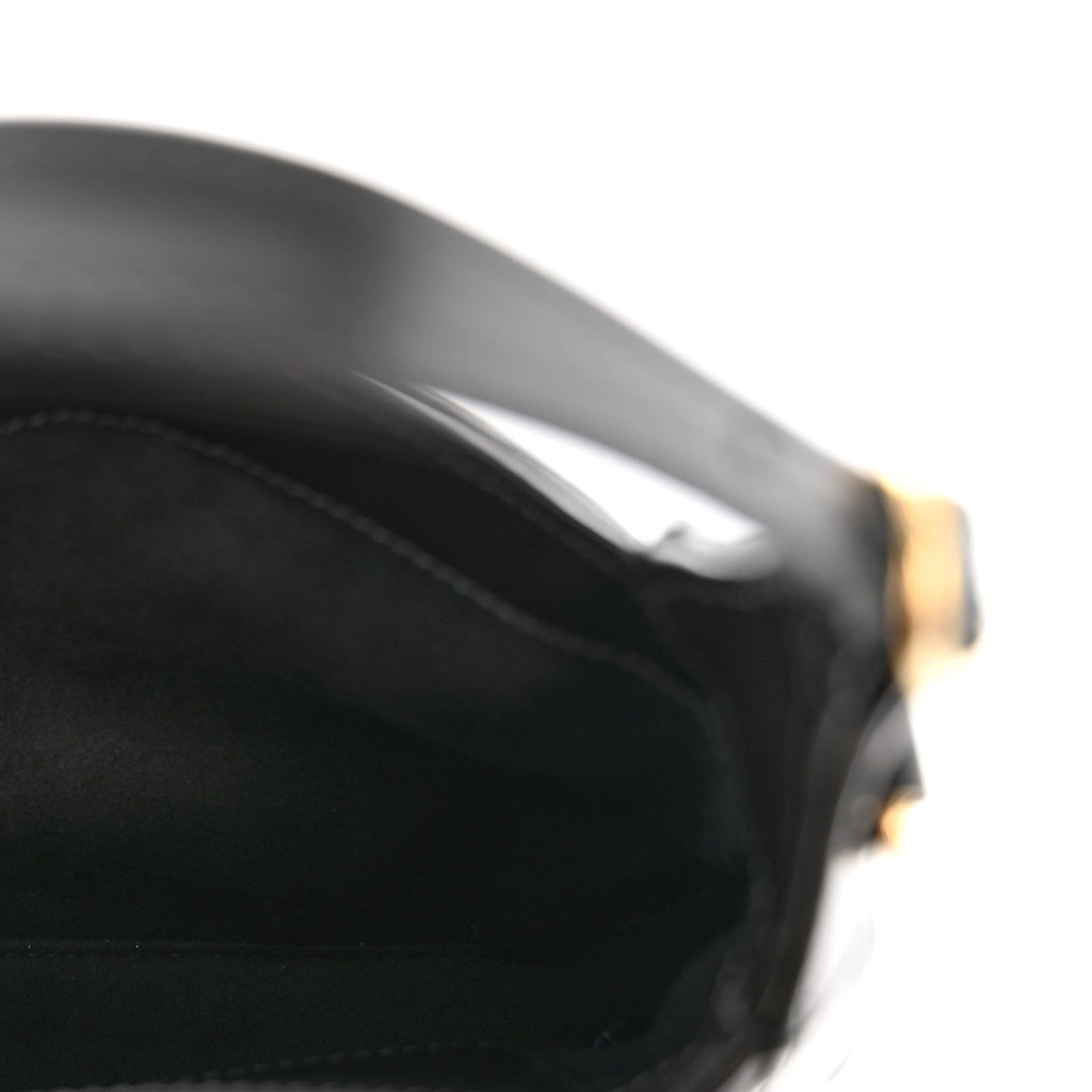 New Canvas Charisma Calfskin Crystal GG Monogram Mini Jackie 1961 Hobo Black