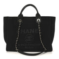 Mixed Fibers Small Deauville Tote Black