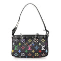 LV X TM Monogram Multicolor Pochette Accessories Black