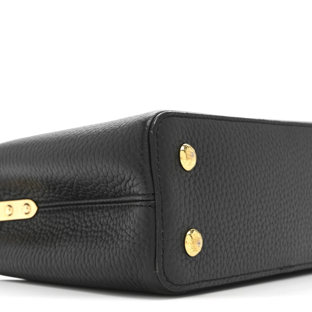 Taurillon Mini Capucines Black