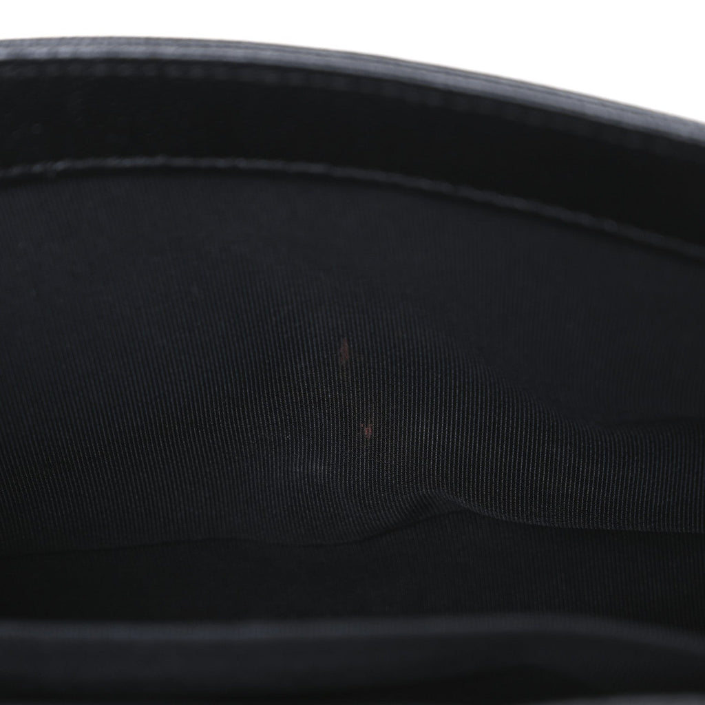 Caviar Quilted Small Boy Flap Black