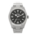 Stainless Steel 40mm Oyster Perpetual Explorer Watch Black 224270