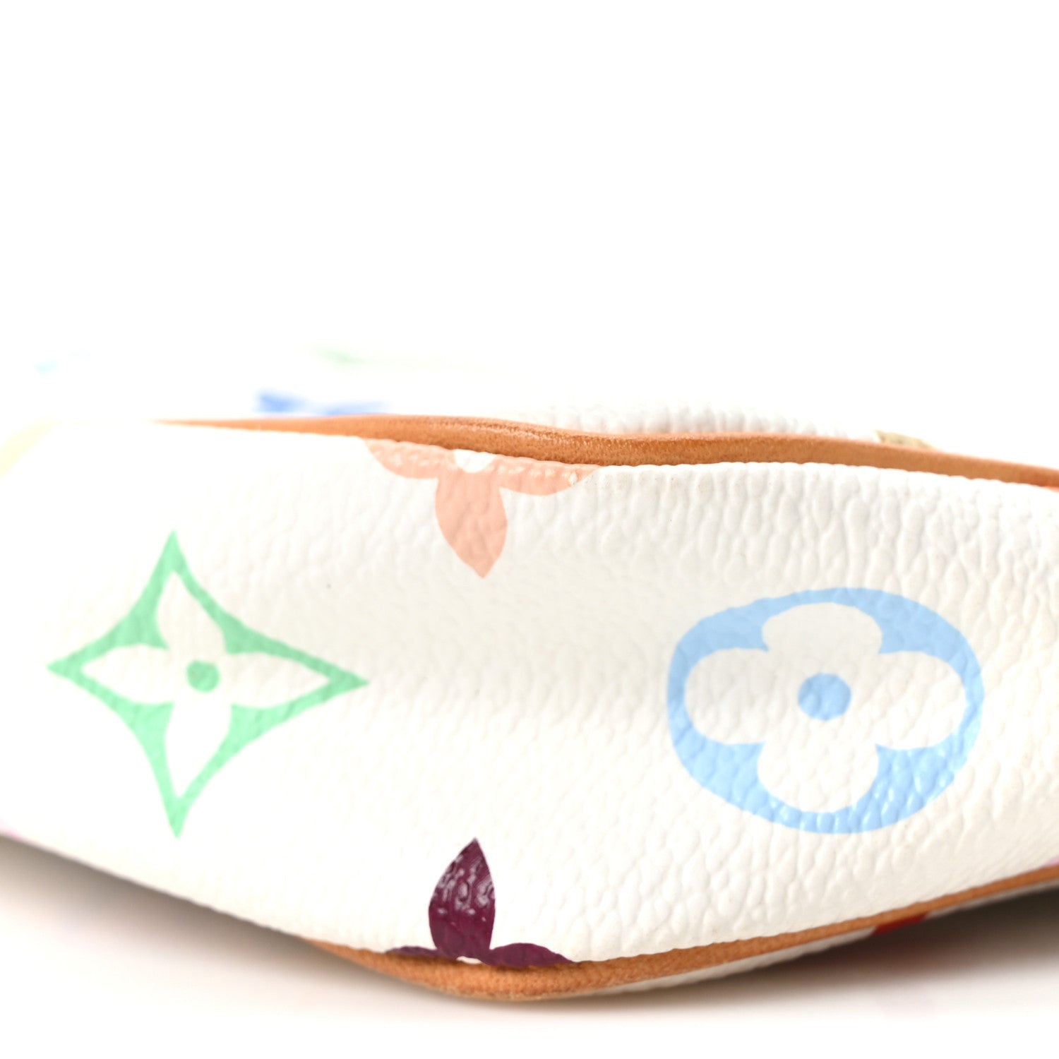 Monogram Multicolor Pochette Accessories White