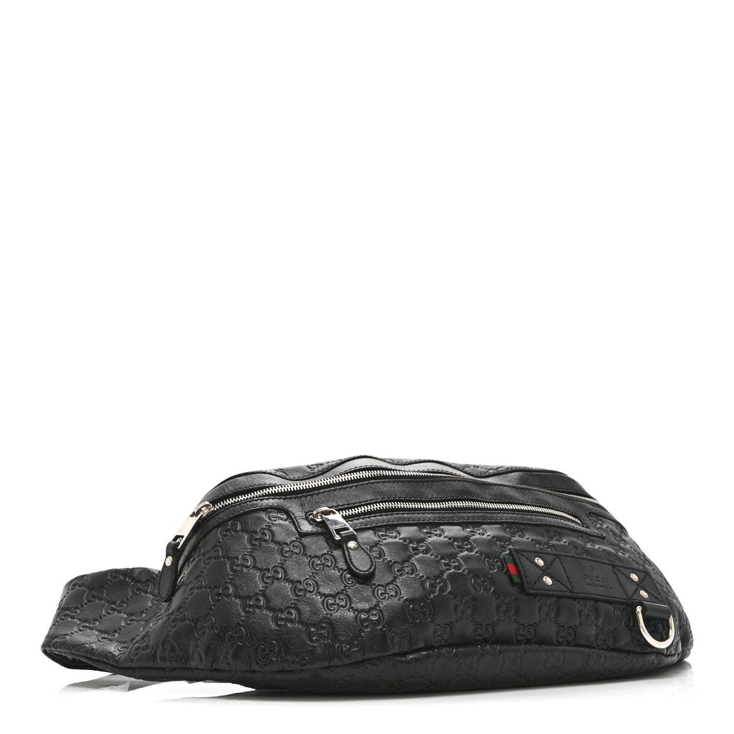 Guccissima Web Belt Bag Black