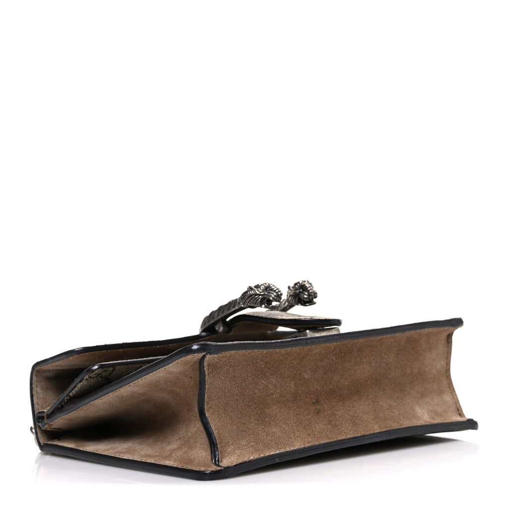 GG Supreme Monogram Mini Dionysus Shoulder Bag Taupe