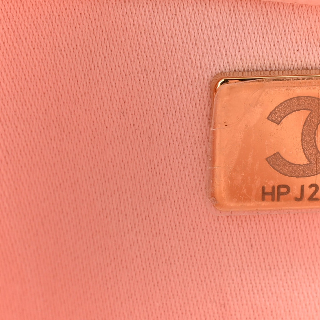 Caviar Quilted Mini Chanel 25 Handbag Light Pink