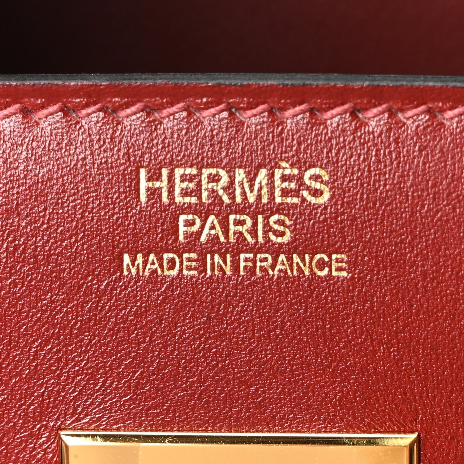 Box Birkin Sellier 30 Rouge H