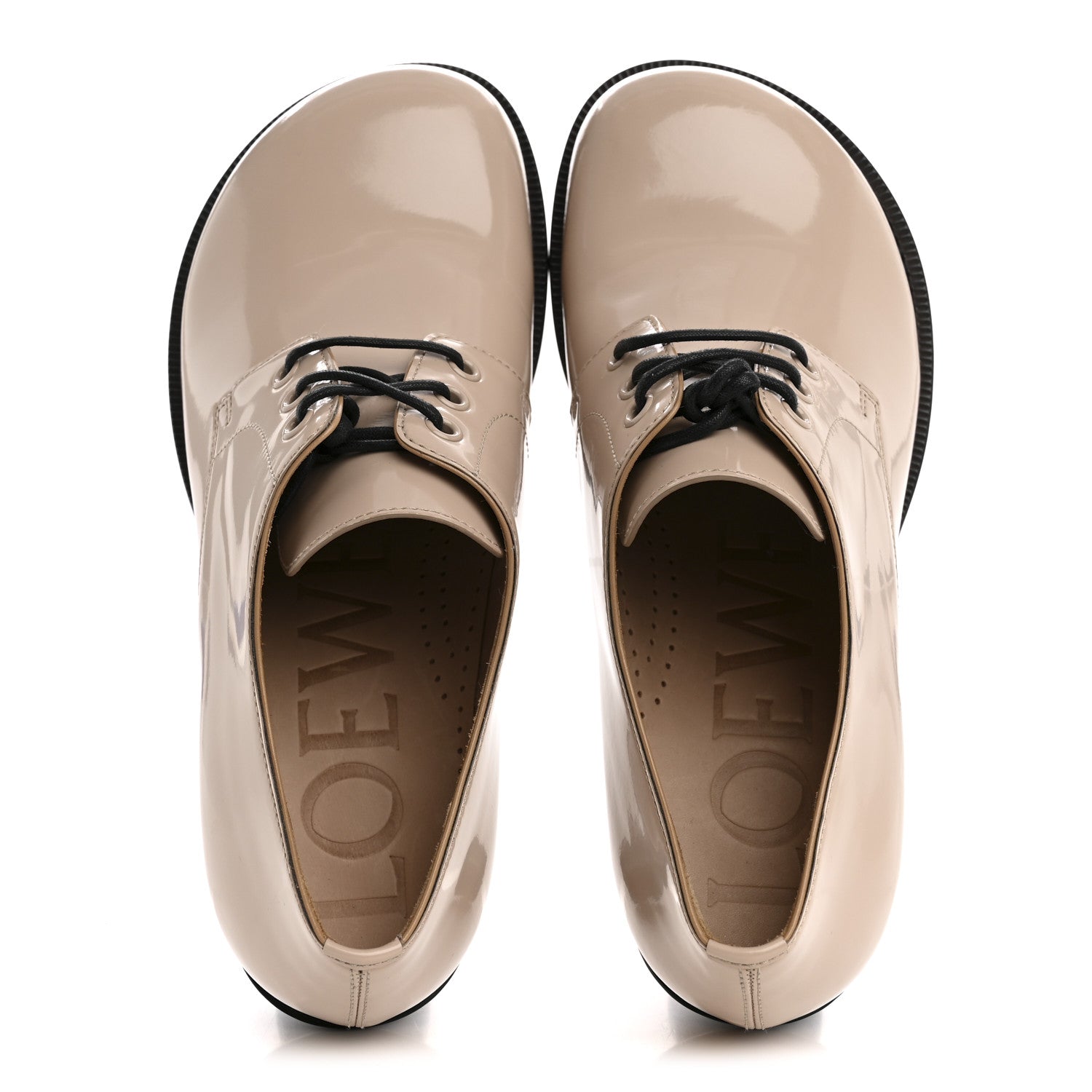 Brushed Calfskin Campo Derby Loafers 40 Light Pink