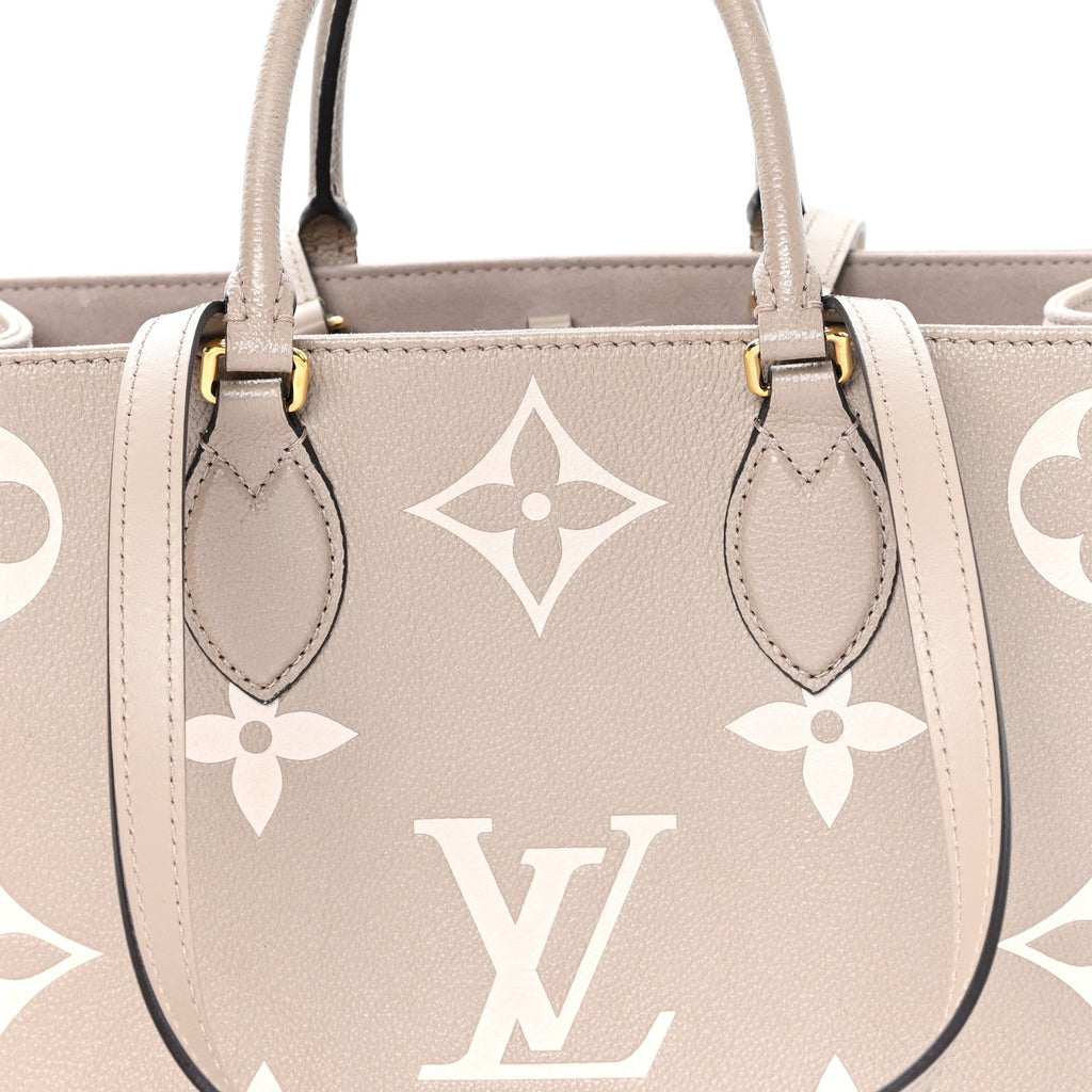 Empreinte Monogram Giant Onthego MM Tourterelle Creme
