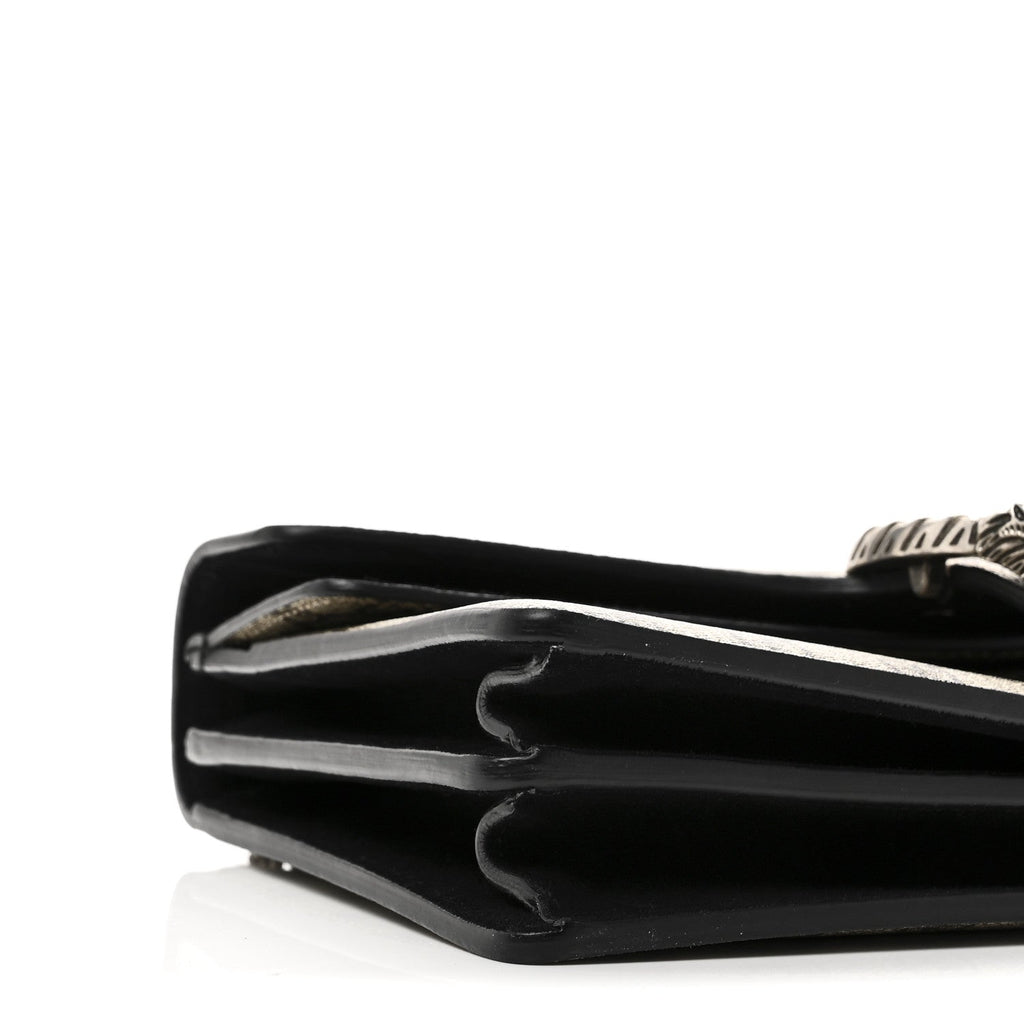 GG Supreme Monogram Small Dionysus Shoulder Bag Black