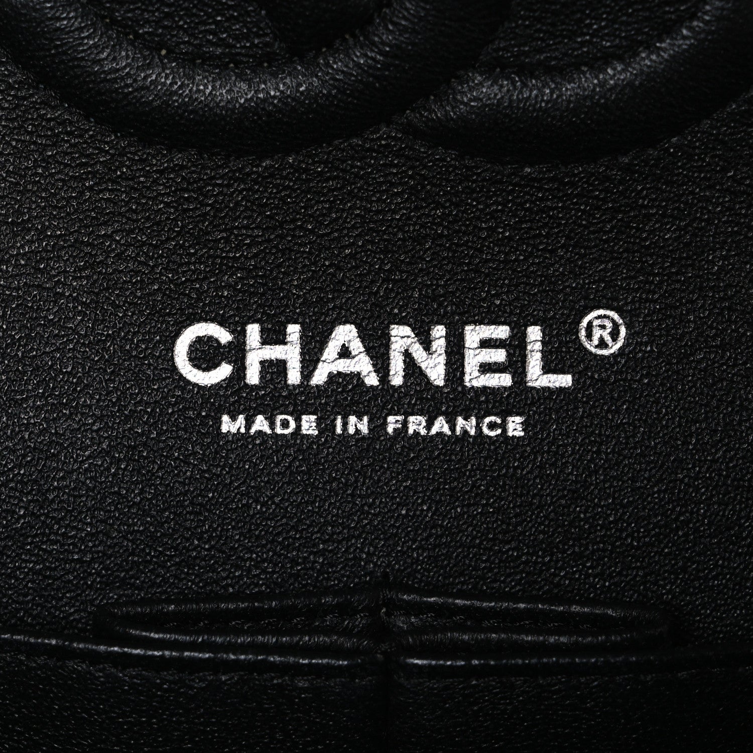 Caviar Chevron Quilted Medium Double Flap Black